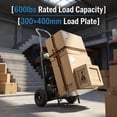 thumbnail image 2 of 600lbs Electric Stair Climbing Cart,Powered Electric Stair Climbing Hand Trucks for Construction Logistics Moving and Supermarket Delivery, Lithium Battery Electric Stair Climbing Machine with Foldab, 2 of 7