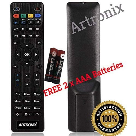 2 Piles AAA Gratuites Télécommande de Remplacement Artronix pour Box Tv Mag254 Mag250 Mag256 MAG 250 254 256 255