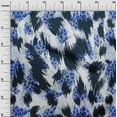 thumbnail image 3 of oneOone Cotton Jersey Medium Blue Fabric Animal Skin Quilting Supplies Print Sewing Fabric By The Yard 58 Inch Wide, 3 of 6