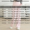 thumbnail image 3 of ZACPNCV Kids Girls Solid Wide Leg Pants Flowy Stretchy Teen Loose Pants Straight High Elastic Waist Trousers Long Pants Clothes Black 4-5 Years, 3 of 7