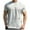 Gray, variant on ZCFZJW Mens Cotton Hole T-Shirts Casual Summer Short Sleeve Solid Color Crew Neck Basic Workout Pullover Tops Loose Lightweight Regular Fit Tees Shirt Black M