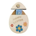thumbnail image 1 of Handmade Wooden Easter Egg Decorative Holder With Secret Storage Compartment For Festive Tabletop Display, 1 of 4