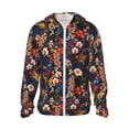 thumbnail image 1 of Fotbe Vintage Floral Chaqueta con Protección Solar UPF 50+ para Hombre y Mujer, Camisa con Capucha y Bolsillos-Small, 1 of 7