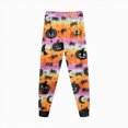 thumbnail image 6 of Zuwimk Toddler Girl Boys Pajamas Halloween Funny Graphic Pjs Jammies Fall Winter Long Sleeve Sleepwear Sets,Y009-Purple, 6 of 9