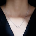 thumbnail image 4 of Rosec Jewels Lab Grown Diamond Infinity Necklace with Butterfly (EF-VS Quality Certified) - Ready to Gift, 925 Sterling Silver, 4 of 8