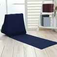 thumbnail image 5 of Leodye 1PCS Foldable Beach Cushion Inflatable Lounger Flocking Fabric for Beach Camping and Backyard Use -54.33x18.9x18.9in, 5 of 6