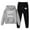 Grey, variant on Huowey Hoodie Sweatshirt And Sweatpants Cartoon Rugby Football Prints Pullover Tops Hoodie Trousers Pant Outfits Tracksuits Sweatsuit Sets Tracksuit 2PCS Outfits Cozy Dailywear, 7-8 Years