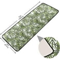 thumbnail image 2 of Dreamtimes Palm Leaves Vintage Hallway Runner Rug 2'x6' Kitchen Rug with Rubber Backing Summer Tropical Non Slip Entryway Rug Runner Washable Soft Area Rug for Hallway Bedroom Kitchen Decor, 2 of 6