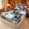 thumbnail image 2 of meiyoeat Western Cowboy Bull Skull Zipper Full Size Comforter Sets with Fitted Sheet and 2 Pillowcases For Boys,Rustic Farmhouse Cabin Zipper Bedding Set,Reversible,4 Pieces, 2 of 7