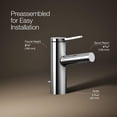 thumbnail image 4 of Kohler K-99491-4-CP Robinet de Bain 1.2GPM 1 Poignée, Chrome Poli, 4 of 5