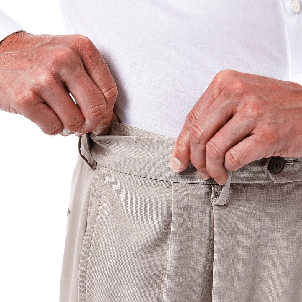 slim fit dress slacks E-CLO Stria Dress Pant