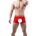 thumbnail image 6 of Odeerbi Mens Sexy Underwear Boxer Briefs Fashion Breathable Boxer Shorts Red, 6 of 6
