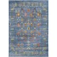 thumbnail image 1 of Momeni VALENVAL-1LBL2030 Tapis Rectangle de Valence Touffeté à la Main&44; Bleu Clair - 2 x 3 Pi., 1 of 1