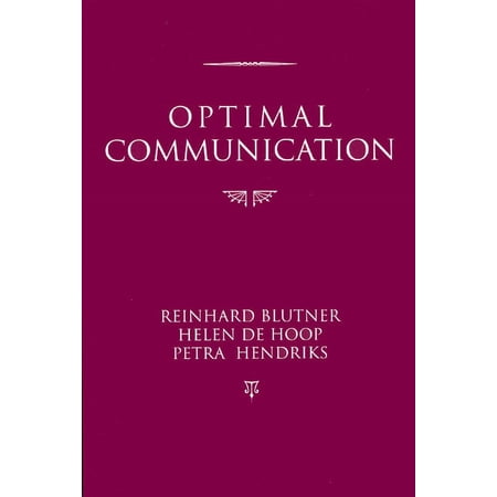 Lecture Notes: Optimal Communicaton (Series #177) (Hardcover)
