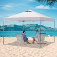 thumbnail image 5 of Ainfox 10 x 10 ft Pop up Canopy Tent, Instant Outdoor Canopies, Shade Tents with Carrying Bag,White, 5 of 8