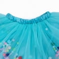 thumbnail image 4 of Kaprioy Toddler Girl Tutu Skirt Colorful Pom Poms Skirts Elastic Waist Birthday Tutu Outfit Princess Ballet Dancing Dress, 4 of 6