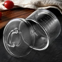 Soimiss Transparent Glass Steam Bowl with Lid for Storage and Cooking