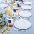 thumbnail image 6 of Fourth of July Party Supplies Tableware, Nationalist Disposable Party Supplies Independence Day Veterans Memorial Red White And Blue Party Decorations, 6 of 6