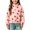 A36 Pink, variant on Xdegoge Kids Girls Fleece Pullover Quarter Zip Sweatshirt Strawberry Print Fuzzy Sherpa Warm Winter Fall Outerwear with Pocket, Size 5-6