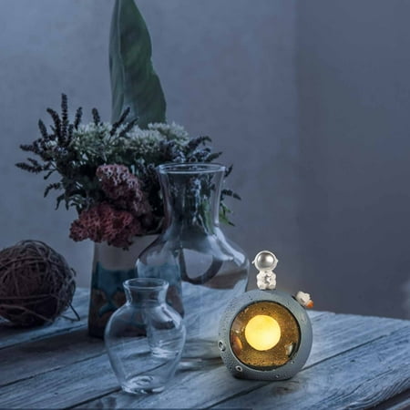 

Fjofpr Galaxy Astronaut Home Desktop Decoration Small Lamp Living Room Decoration Gift Festival Gift