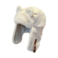 thumbnail image 2 of GUOOL Animal Ears Trapper Hat Lightweight Cute Comfortable Warm Ear Protection Hat for Beige, 2 of 9