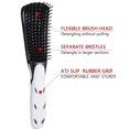 thumbnail image 4 of 2 Pack Detangling Brush for Curly Hair, ez Detangler Brush Hair Detangler, Afro Textured 3a to 4c Kinky Wavy for Wet/Dry/Long Thick Curly Hair, Exfoliating for Beautiful and Shiny Curls (Black), 4 of 4