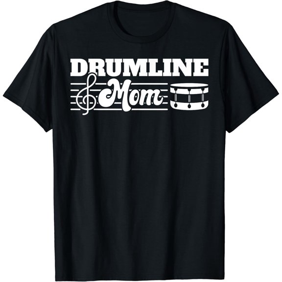 Drumline Mom Marching Band Mom T-Shirt Size S-5XL