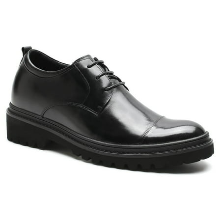 

CMR Chamaripa Mens Formal Height Increasing Elevator Shoes 3.54 inches Hidden Heel Oxfords Dress Shoes
