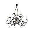 thumbnail image 3 of Meyda Tiffany 227102 Grace 9 Light 36" Wide Taper Candle Style Chandelier, 3 of 5