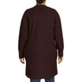 thumbnail image 3 of Terra & Sky Women's Plus Size Duster Cardigan Sweater, Midweight, 3 of 5