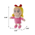 thumbnail image 4 of How the Grinch Stole Christmas CIndy-Lou Christmas Plush, 8 inches Tall, Pink, by Ruz, 4 of 5