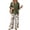 Army Green, variant on Outfits for Women 2 Piece Sets 3/4 Length Sleeve Tops and Wide Leg Pants Lounge Sets Airport Beach Vacation Clothes