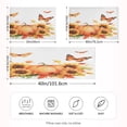 thumbnail image 2 of Ryvnso Satin Pillowcase Autumn Leaves Sunflowers Butterfly Pillow Cases Standard Size 40x20in, 2 of 6