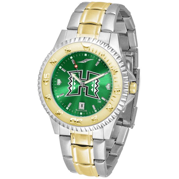 Green Hawaii Warriors Competitor Two-Tone AnoChrome Watch