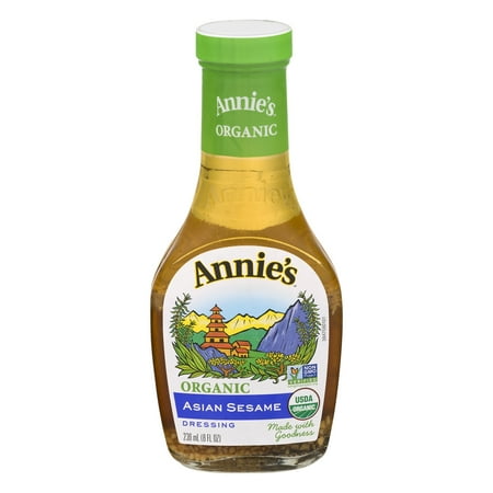 Asian Grocery - (3 Pack) Annie's Organic Asian Sesame Dressing, 8 Fl Oz Bottle