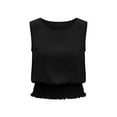 thumbnail image 3 of Summer Tank Tops for Women Round Neck Sleeveless Casual T-Shirt Hem Tight Summer Fashion Shirt, 3 of 8