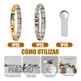 thumbnail image 2 of Pulsera Italiana 3d Joyeria Acero Inoxidable Personalizadas Brazalete Hombre Mujer Regalo Xtellar multicolor, 2 of 3