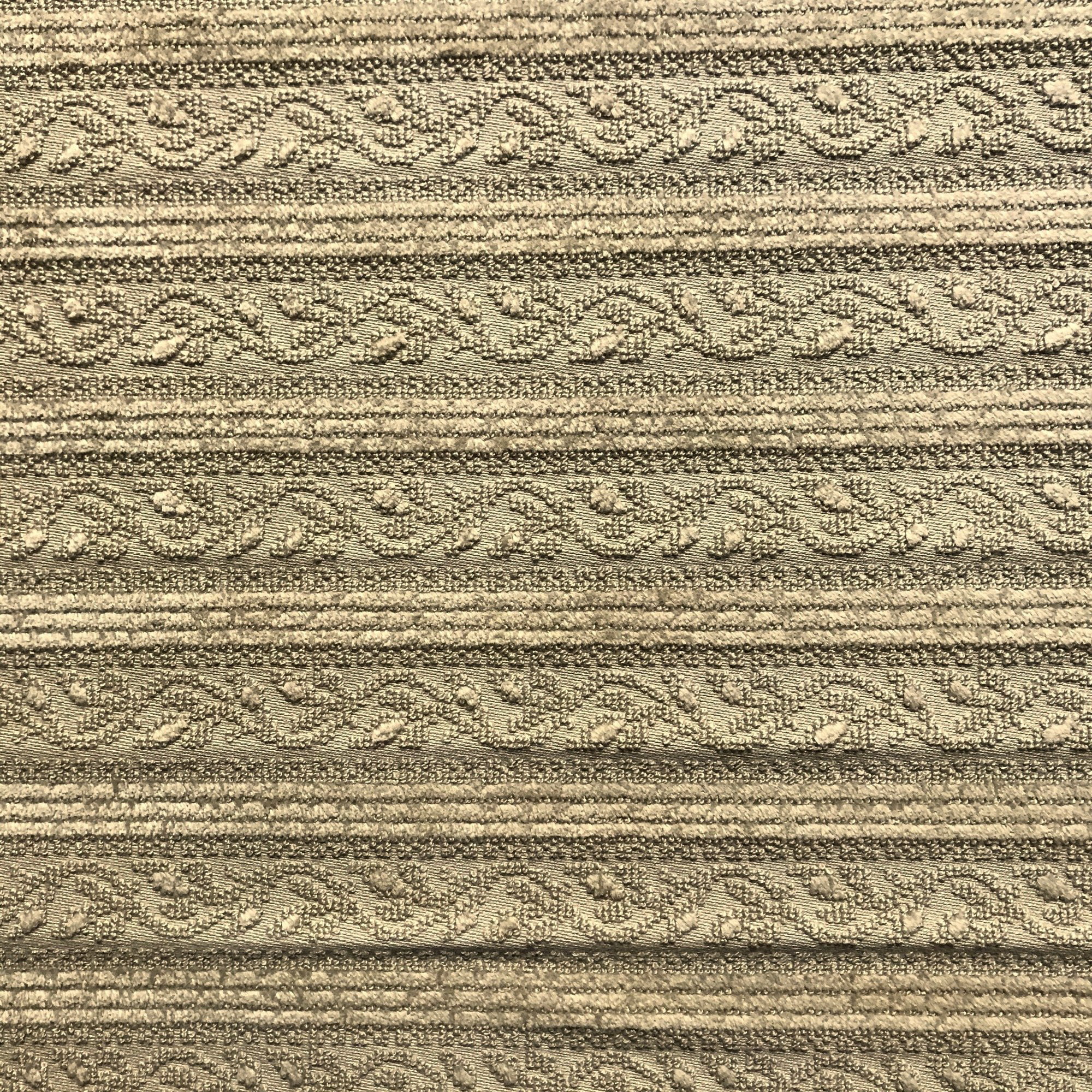 F8 Tan Floral Upholstery Fabric - yard —