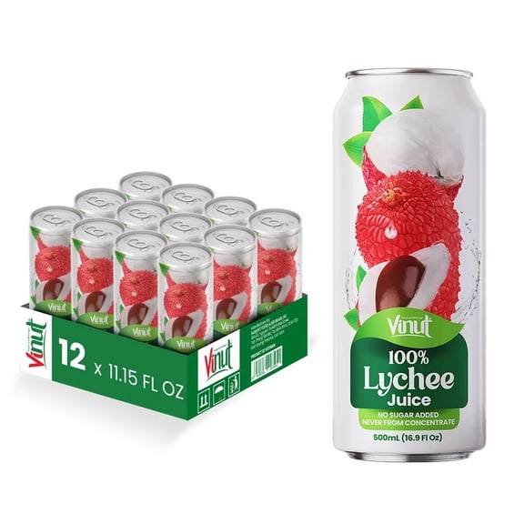 Vinut 16.9 fl oz 100% NFC Lychee Juice Drink (No Sugar Added)