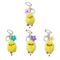 thumbnail image 4 of Qarigey Lints Metal Animal forma llavero portátil lindo colgante electrochapado mujeres niños lápiz caso colgante llavero regalo Ropa, zapatos y accesorios Miscelánea Flor rosa Qarigey AP014341-01, 4 of 6