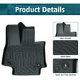 thumbnail image 7 of ST SoleMe.Tc Compatible with 19-23 Toyota RAV4 Floor Mats(No Fit 19-23 Rav4 Hybrid & 21-23 Rav4 Prime), Car Floor Liners TPE Rubber All Weather Auto Floor Mats Durable Anti-Slip, Black, 7 of 7