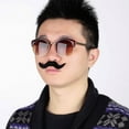 thumbnail image 3 of 66 Pieces Fake Mustaches Costume Party for Role Playing Photo Props Holidays, 3 of 10