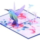 thumbnail image 3 of La tarjeta de felicitación de colibrí incluye sobre y etiqueta de nota Tarjeta navideña 3D para mamá JShteea Libre de BPA, 3 of 9