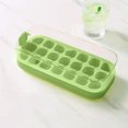 thumbnail image 1 of Xihbxyly Ofertas Prime del día Ofertas relámpago Máquina de hielo tipo prensa Nueva máquina para hacer hielo Caja de hielo para el hogar Caja de almacenamiento de hielo Refrigerador Congelador, 1 of 7