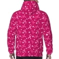 thumbnail image 7 of Lsque Breast Cancer Awareness6 Pattern Casual Men's Hoodie,Hooded Sweatshirt with Kangaroo Pocket,Pullover Hoodie-X-Large, 7 of 7