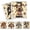 Funny Dog, variant on Western Cowboy Swedish Dishcloths for Kitchen, 6 Pcs Reusable Horses Swedish Dish Cloths, Absorbent Sponge Cleaning Dish Cloths for Farmhouse Kitchen Cooking Home Decoration Housewarming Gifts