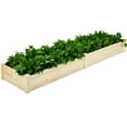 thumbnail image 5 of Patiojoy Raised Garden Bed Planter Wooden Elevated Vegetable Flower Rectangular Kit Box, 5 of 9