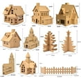 thumbnail image 5 of Dserhfy 1 Set Interactive Handmade DIY Assembly Kit Paper Creative House Shape DIY Assembly Accessories for Children, 5 of 8