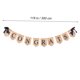 thumbnail image 3 of unbranded Banner Para Fiesta De Graduación En Arpillera Con Texto Congrats Y Elementos Decorativos De Birrete, 3 of 5