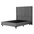 thumbnail image 3 of Box Base Cama Individual + Cabecera Nizza Gris Dicasa Rivo, 3 of 8
